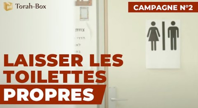 Laisser les toilettes propres