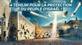 4 Téhilim pour la protection du Peuple d'Israël !