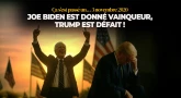 Ça s’est passé un… 3 novembre 2020 : Joe Biden est donné vainqueur, Trump est défait !