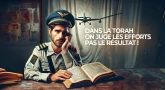 Dans la Torah, on juge les efforts, pas le résultat !