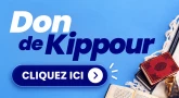 C'est le moment de faire votre don avant Kippour