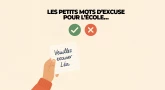 Éducation : Les petits mots d’excuse pour l’école… bon ou mauvais ?