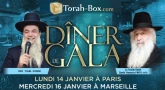 Ce Soir : Rav Yigal Cohen à Marseille pour le Gala Torah-Box