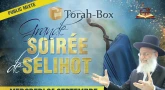 Grande Sli'hot du Rav Elbaze à Jérusalem avec Torah-Box