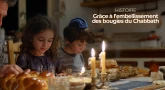 Histoire - Grâce à l’embellissement des bougies du Chabbath