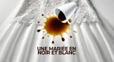 Histoire - Une mariée en noir et blanc