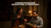 L'homme emmagasine ses émotions, la femme non !