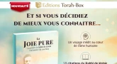 Découvrez le nouveau livre "La Joie pure" du Rav Jean 'Haim