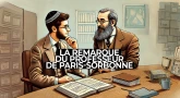 La remarque du Professeur de Paris-Sorbonne
