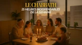 Le Chabbath : 25 heures indispensables de la semaine