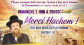 "Merci Hachem" : Live depuis le Kotel ce dimanche 7 juin !