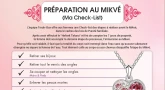 [Imprimer] Check-list des préparatifs au Mikvé (femmes)
