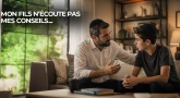 Mon fils n’écoute pas mes conseils, comment le convaincre et l’aider à changer ?