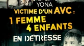 Père victime d’un AVC suivi de deux opérations, famille en grande précarité