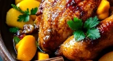 Recette pour Tou Bichvat : Poulet aux fruits, une touche sucrée-salée !