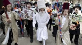 Pourim : enfants déguisés à Jerusalem