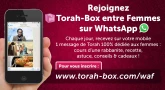 Rejoignez "Torah-Box entre Femmes" sur WhatsApp !