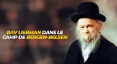 Rav Liebman dans le camp de Bergen-Belsen