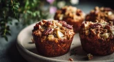 Recette pour Tou Bichvat : Muffins aux pommes et aux noix de pécan