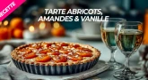 Recette : Tarte abricots, amandes & vanille