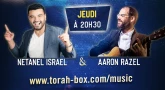 Rendez-vous ce soir à 20h30 pour un concert de Netanel Israël & Aaron Razel