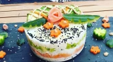 Recette : Le sushi cake