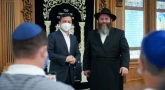 Le président ukrainien en déplacement dans un Beth ‘Habad