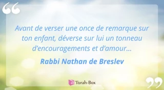 Perle du jour : Avant de déverser une once de remarque... (Rabbi Nathan de Breslev)