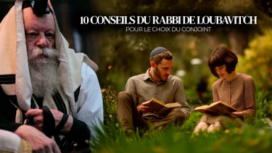 10 conseils du Rabbi de Loubavitch pour le choix du conjoint