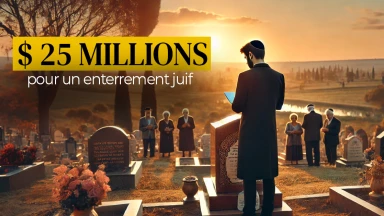 25 millions de dollars pour un "enterrement Juif" !