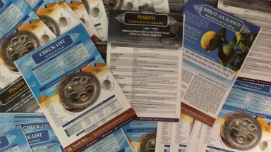 54.000 dépliants sur Pessa'h distribués en France & Israël