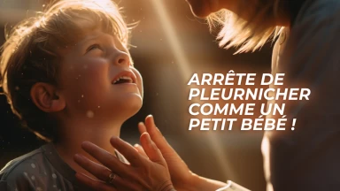 Arrête de pleurnicher comme un petit bébé !