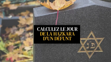 Calculez le jour de la Hazkara d'un défunt