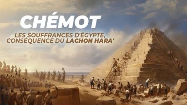 Chémot : les souffrances d'Égypte, conséquence du Lachon Hara'