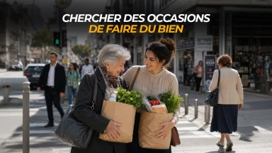 Chercher des occasions de faire du bien
