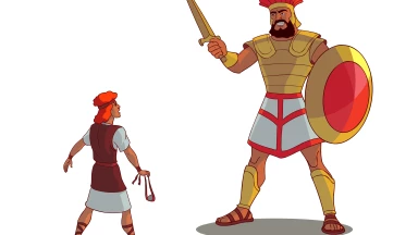 Personnage du Tanakh - David & Goliath, des pôles opposés