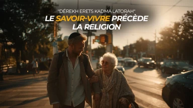 "Dérekh Erets Kadma Latorah", le savoir-vivre précède la religion