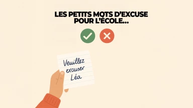 Éducation : Les petits mots d’excuse pour l’école… bon ou mauvais ?
