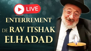 Enterrement en direct du Rav Itshak Elhadad de Lyon