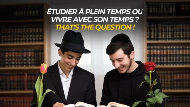 Étudier à plein temps ou vivre avec son temps ? That's the question !
