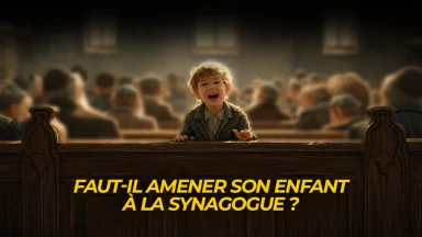 Faut-il amener son enfant à la synagogue ?