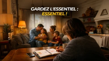 Gardez l'essentiel : essentiel !