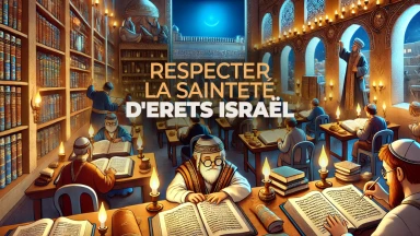 Halakha - Comment respecter la sainteté d'Erets Israël ?