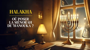 Halakha : Où poser la Ménorah de 'Hanouka ?