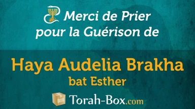 Avant Chabbath, on prie toutes pour Audélia, cette jeune maman dans le coma !