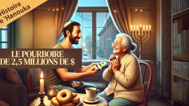 Histoire de 'Hanouka : le pourboire de 2,5 millions de $