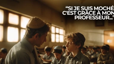 Histoire exceptionnelle : "Si je suis Moché, c'est grâce à mon professeur..."