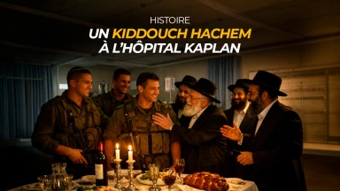Histoire : un Kiddouch Hachem à l’hôpital Kaplan