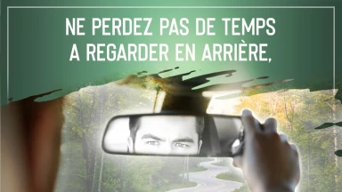 Image Confinement #17 : ne perdez pas de temps a regarder en arrière...