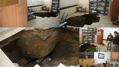 Merci Hachem : le plancher s’est effondré pendant la nuit